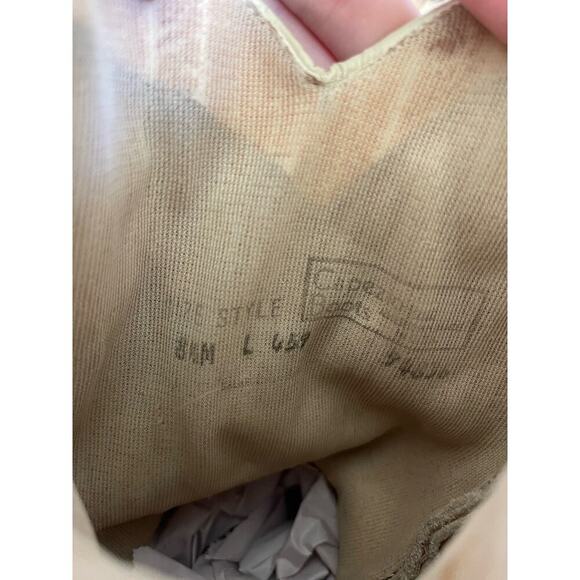 Capezio Women Vintage Cream Suede Harness Cowboy Boots - Size 8.5M - Picture 7 of 10